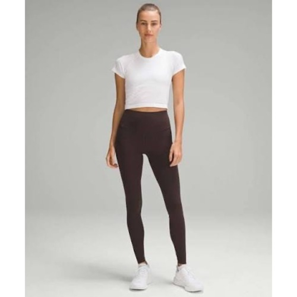 Lululemon Wunder Train‎ High-Rise Tight 28" Espresso LW5DJ0S Size 4
